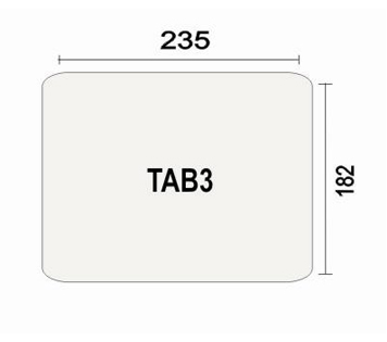 Placa para frios espuma B3/TAB03