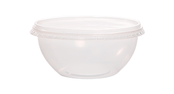 Pote plastico bowl 750 ml com sobretampa prafesta