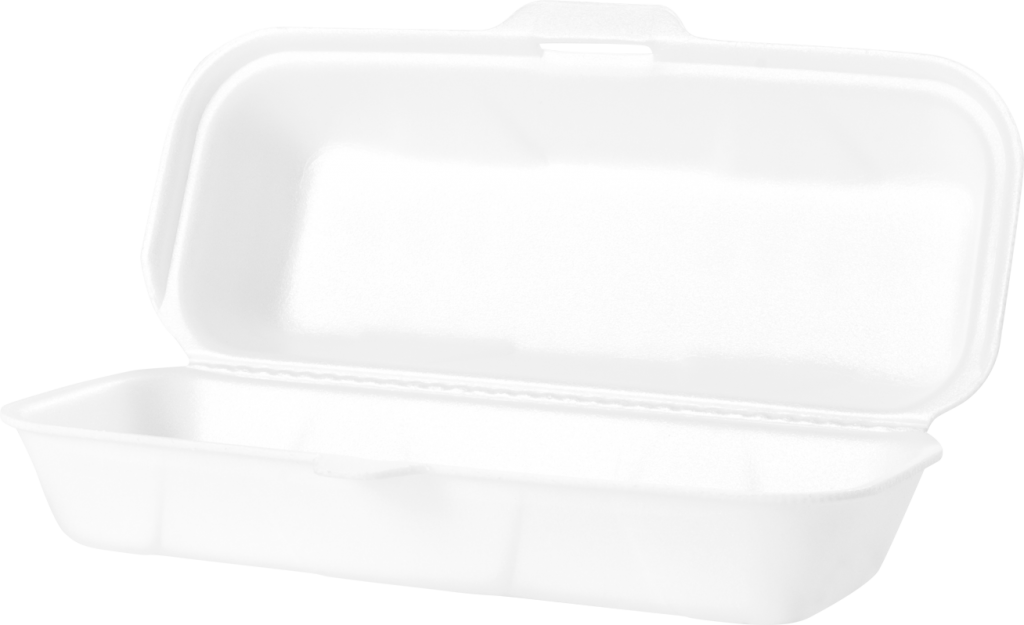 Embalagem espuma hot dog CH-004 caixa com 400 unidades