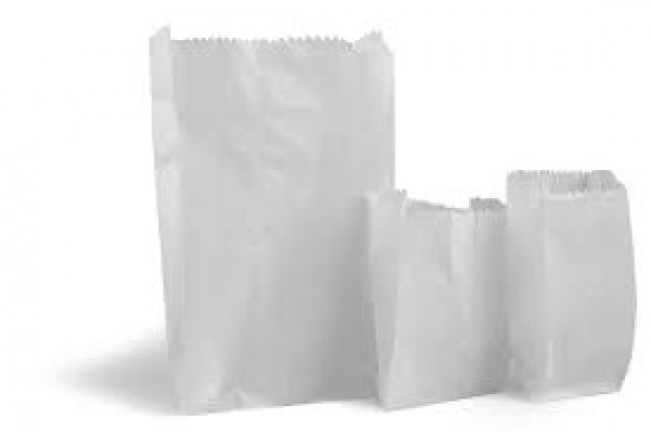 Saco de papel barreira a gordura 01 KG 15 x 25 cm