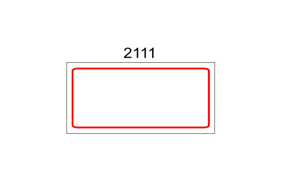 Etiqueta em rolo 25 mm  x 5 metros adere ET2111