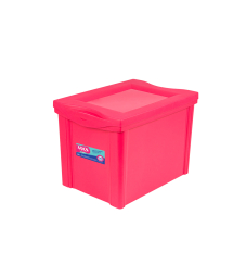 Organizador 30 litros rosa 42,5x30,5x30,7 OR21212 radical color ordene