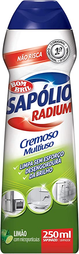 Sapolio cremoso 250 ml limao Bombril