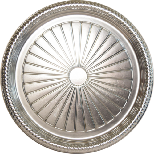 Prato plastico 26 cm B50 prata neoform