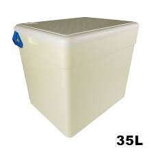 Caixa isopor 035 litros 46,1 cm x 31,5 cm x 41,2 cm pm-855 styrocorte