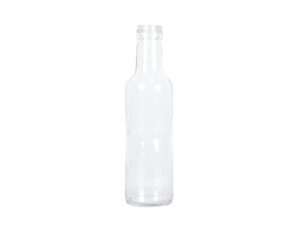 Garrafa vidro azevin 250 ml redonda sem tampa fardo com 58 unidades