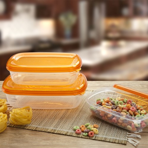 Organizador 3000 ml g retangular transparente 2023/01