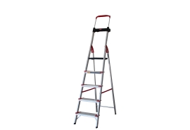 Escada confort de aluminio 5 degraus alumasa 970869