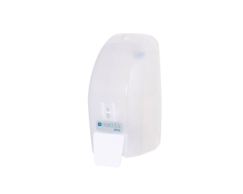 Saboneteira plástica branca para sabonete refil Exaccta Plus ref. EP-SABPRE10