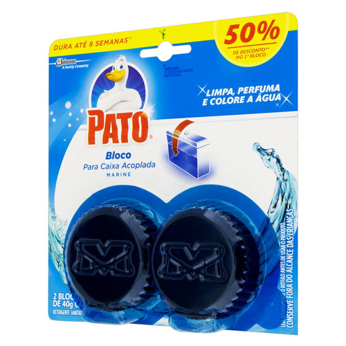 Bloco sanitario para caixa acoplada 40 g Marine Pato